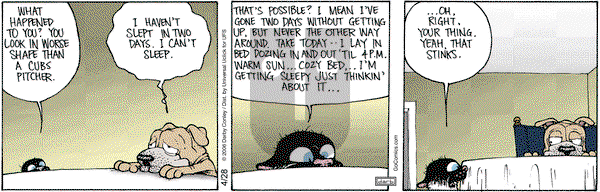 Get Fuzzy on Monday April 28, 2014 Comic Strip