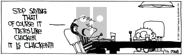 The Buckets on Thursday January 8, 1998 Comic Strip