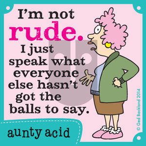 Aunty Acid on Friday September 26, 2014 Comic Strip