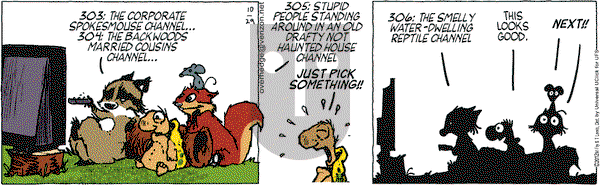 Over the Hedge on Monday October 29, 2012 Comic Strip