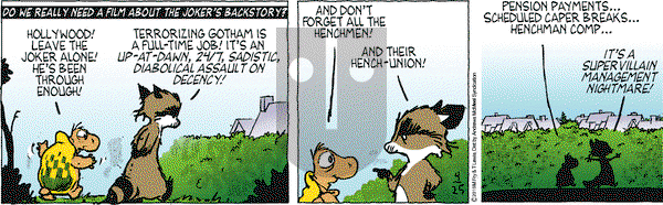 Over the Hedge on Thursday April 25, 2019 Comic Strip