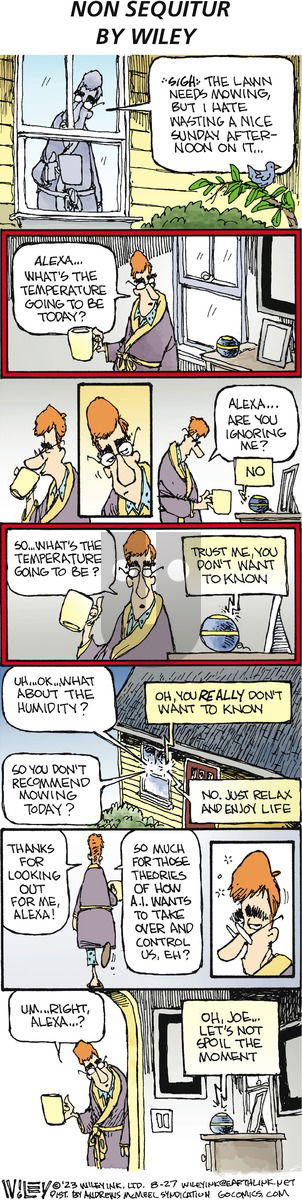 Non Sequitur - Sunday August 27, 2023 Comic Strip