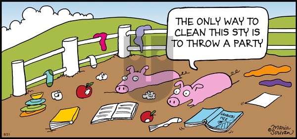 Half Full on Sunday August 31, 2014 Comic Strip