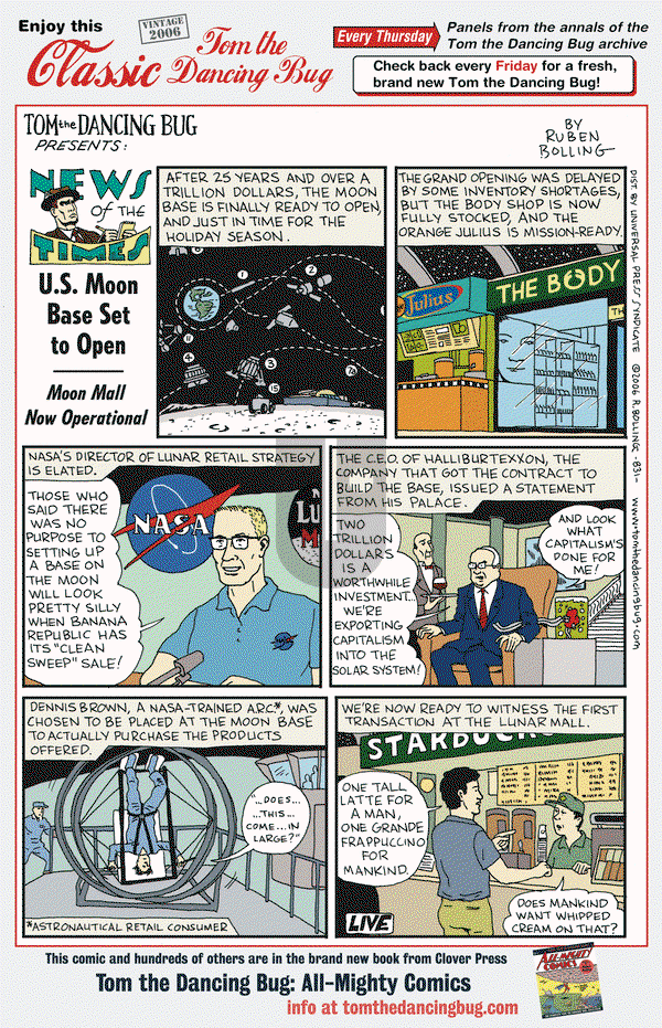 Tom the Dancing Bug - Thursday April 27, 2023 Comic Strip