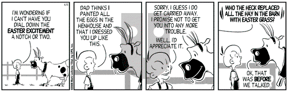 Cow and Boy Classics on Saturday April 15, 2006 Comic Strip