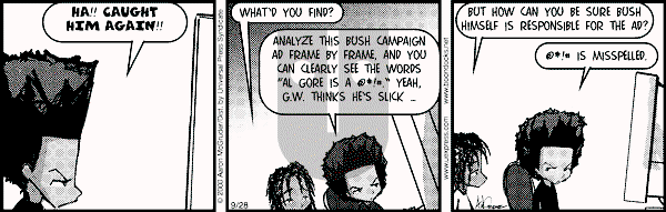 The Boondocks on Thursday May 1, 2008 Comic Strip