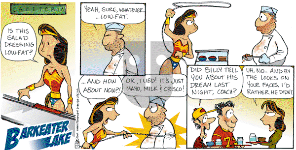 Barkeater Lake on Sunday July 29, 2007 Comic Strip