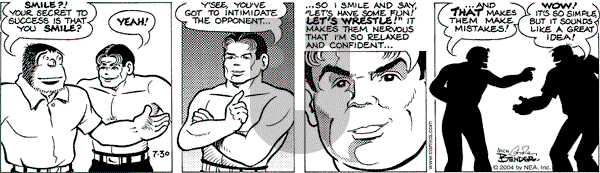 Alley Oop on Wednesday September 1, 2004 Comic Strip