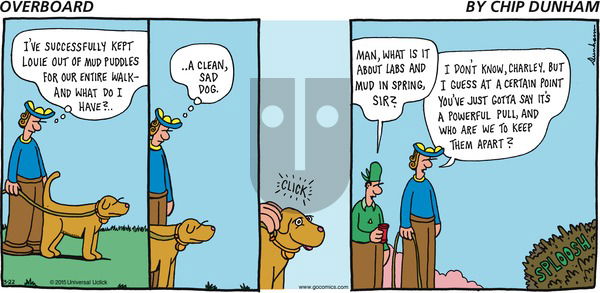 Overboard on Sunday March 22, 2015 Comic Strip