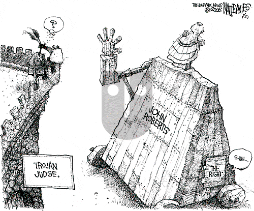 Matt Davies on Tuesday July 26, 2005 Comic Strip