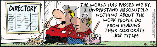 Frank and Ernest on Tuesday August 13, 2019 Comic Strip