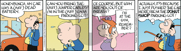 Drabble on Monday May 21, 2018 Comic Strip