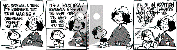 Rose is Rose on Monday December 23, 1991 Comic Strip