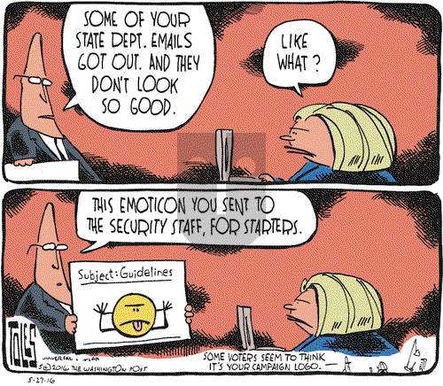 Tom Toles on Friday May 27, 2016 Comic Strip
