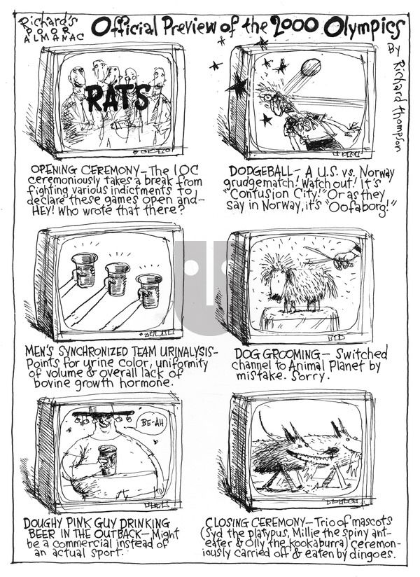Richard's Poor Almanac on Sunday October 11, 2015 Comic Strip