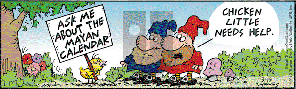 Frank and Ernest on Thursday March 15, 2012 Comic Strip