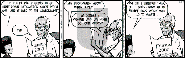 The Boondocks on Thursday January 24, 2008 Comic Strip