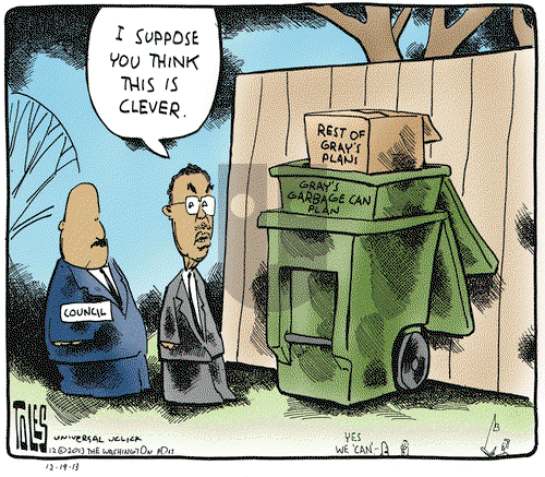 Tom Toles on Thursday December 19, 2013 Comic Strip