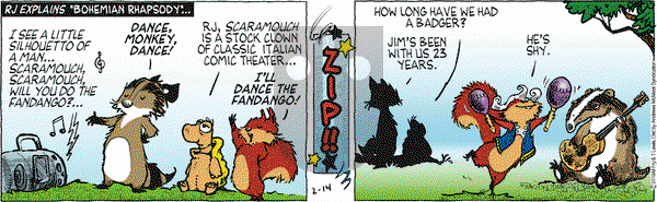 Over the Hedge on Thursday February 14, 2019 Comic Strip