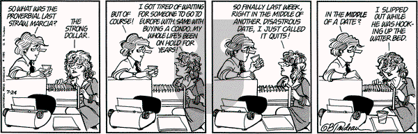 Doonesbury on Wednesday July 24, 1985 Comic Strip