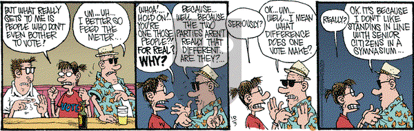 Monty on Wednesday October 3, 2018 Comic Strip