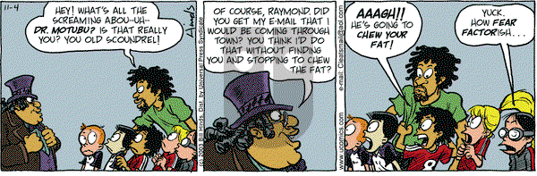Cleats on Tuesday November 4, 2003 Comic Strip