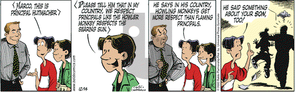 Baldo on Thursday December 14, 2000 Comic Strip