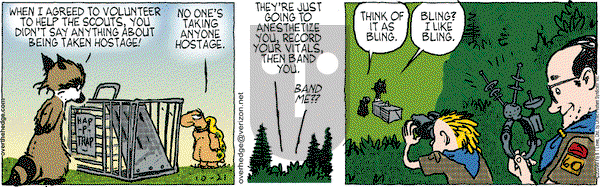 Over the Hedge on Wednesday October 21, 2009 Comic Strip