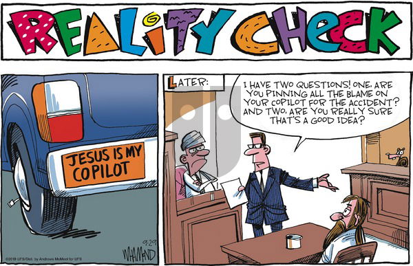 Reality Check on Sunday September 29, 2019 Comic Strip
