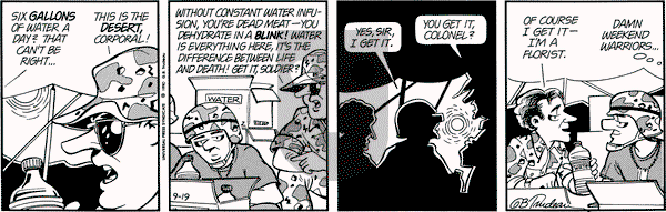 Doonesbury on Monday March 11, 1991 Comic Strip