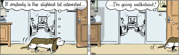 Fred Basset on Monday February 6, 2012 Comic Strip