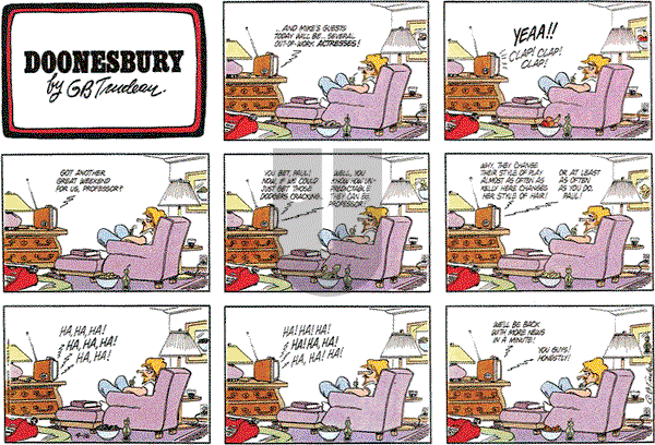 Doonesbury on Sunday April 16, 1978 Comic Strip