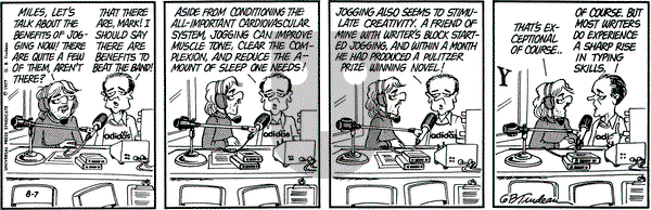 Doonesbury on Tuesday August 7, 1979 Comic Strip