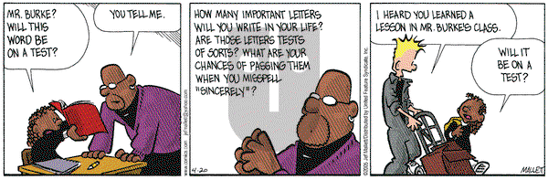 Frazz on Wednesday April 20, 2005 Comic Strip