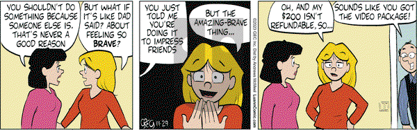 Luann - Wednesday November 29, 2023 Comic Strip