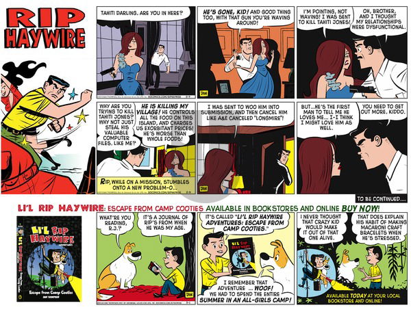 Rip Haywire on Sunday September 18, 2016 Comic Strip