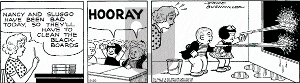 Nancy on Saturday September 20, 2025 Comic Strip