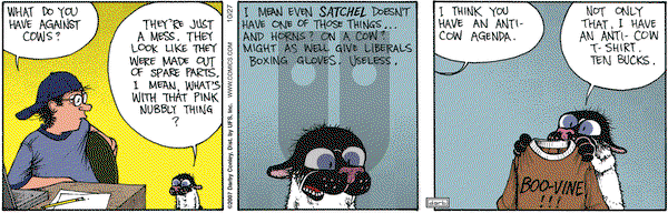 Get Fuzzy on Saturday October 27, 2007 Comic Strip