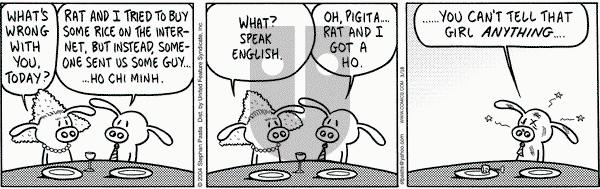 Pearls Before Swine on Thursday March 18, 2004 Comic Strip