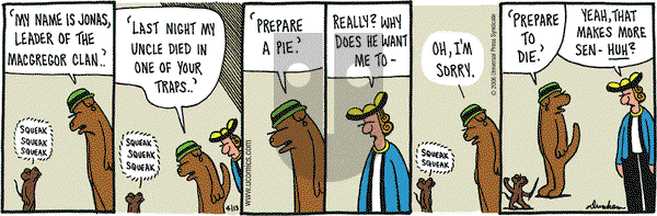 Overboard on Thursday April 13, 2006 Comic Strip