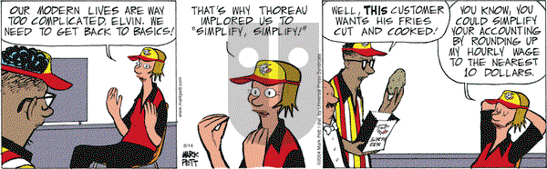 Lucky Cow on Saturday August 14, 2004 Comic Strip