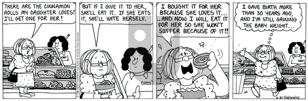 Cathy Classics on Tuesday August 11, 1998 Comic Strip