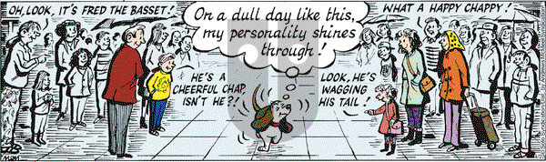Fred Basset on Saturday April 27, 2019 Comic Strip