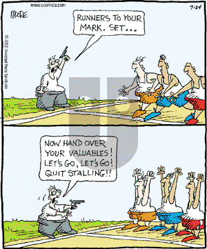 In the Bleachers - Wednesday July 24, 2002 Comic Strip