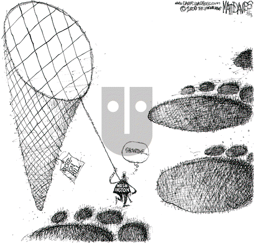 Matt Davies on Friday February 13, 2009 Comic Strip