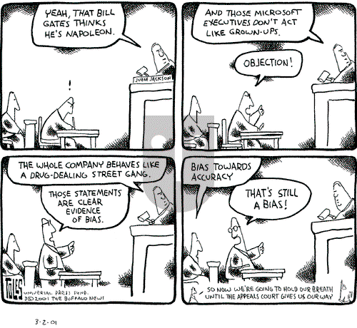 Tom Toles on Friday March 2, 2001 Comic Strip