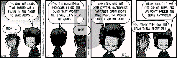 The Boondocks on Wednesday April 23, 2025 Comic Strip