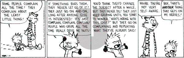 Calvin and Hobbes - Friday January 14, 1994 Comic Strip