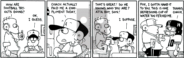 FoxTrot on Saturday September 14, 1996 Comic Strip