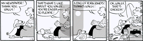 Drabble on Tuesday January 12, 1999 Comic Strip